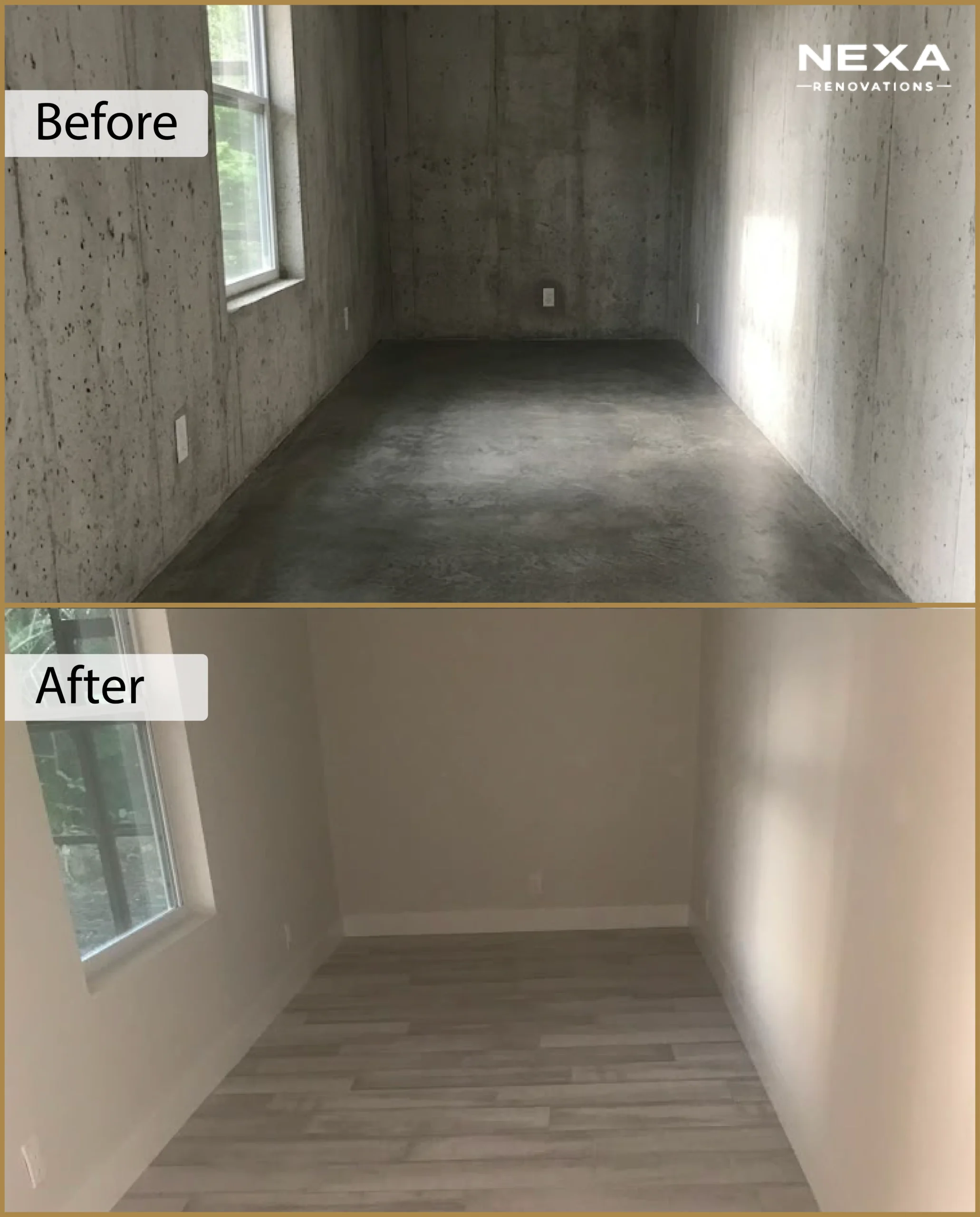 NEXA renovation project — before