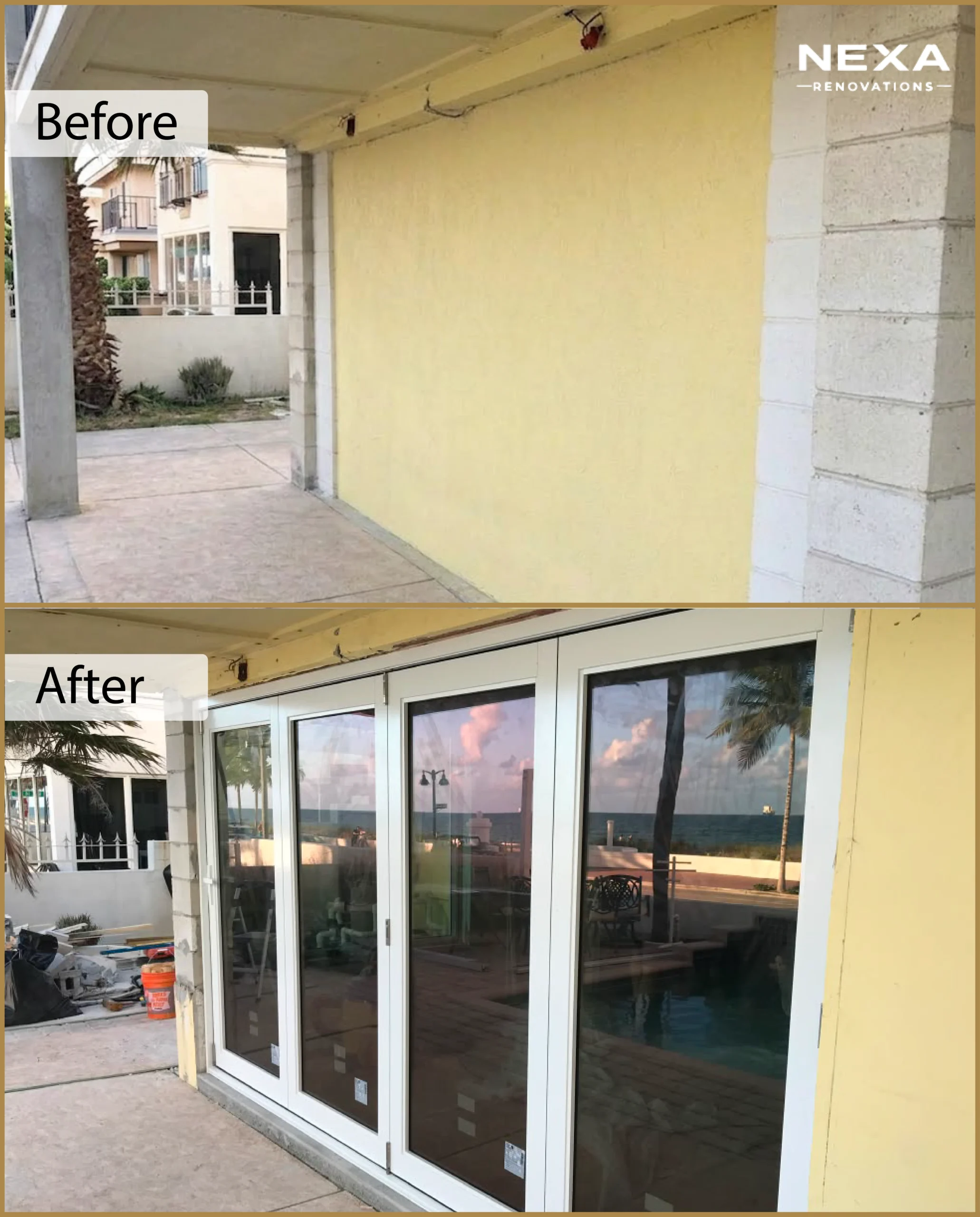 NEXA renovation project — after